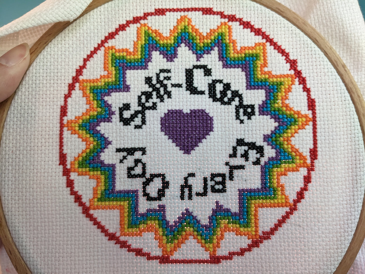 Self-Care Every Day Cross Stitch Pattern - Digital Download