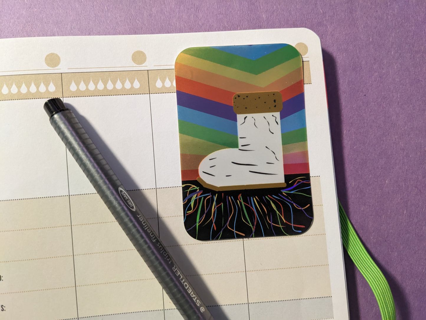 Holographic Midnight Rainbow Snow Boot