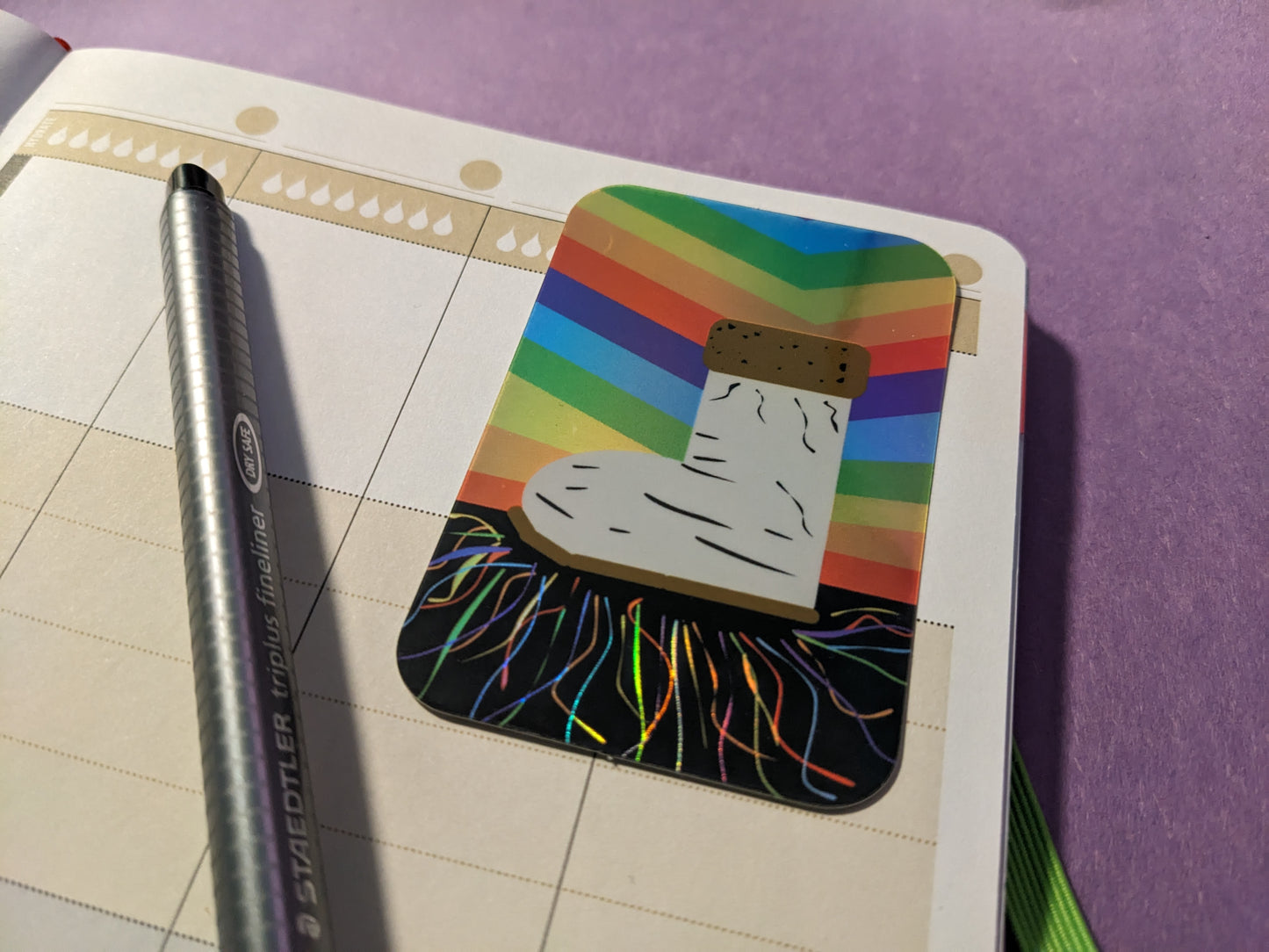 Holographic Midnight Rainbow Snow Boot