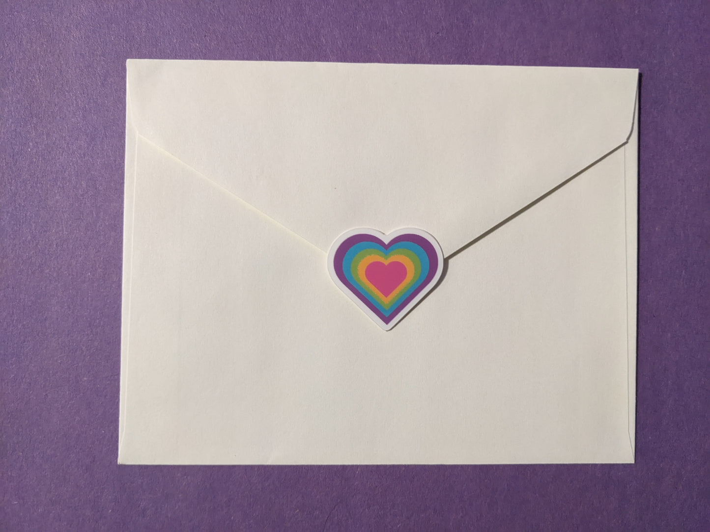 5 pack Mini Pastel Rainbow Hearts