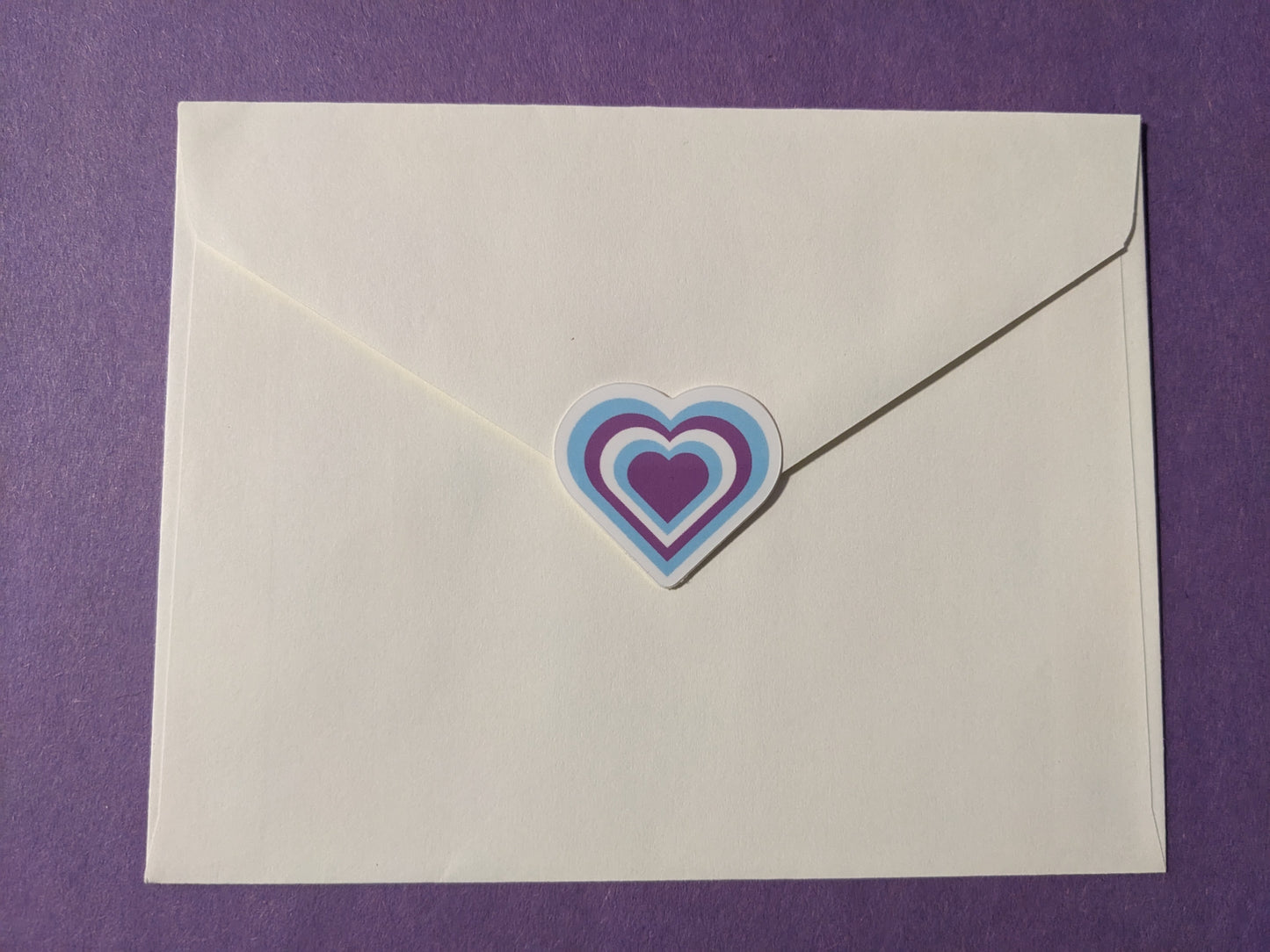 5 pack Mini Purple and Blue Hearts