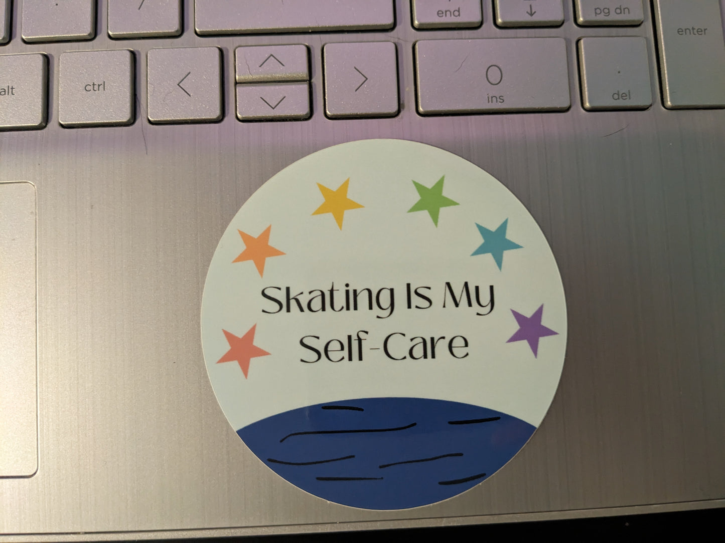 Skating Is My Self-Care Sticker