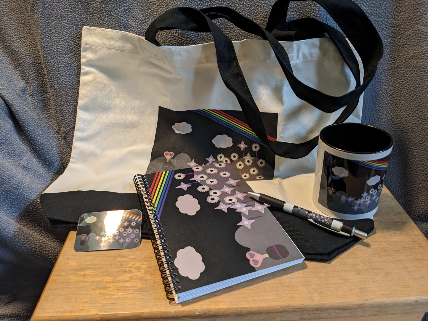 Midnight Rainbow Flowers Complete Bundle