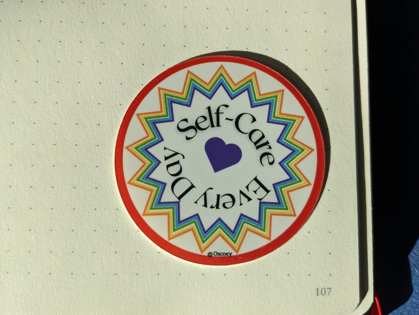 Self-Care Every Day 2" Sticker Lines