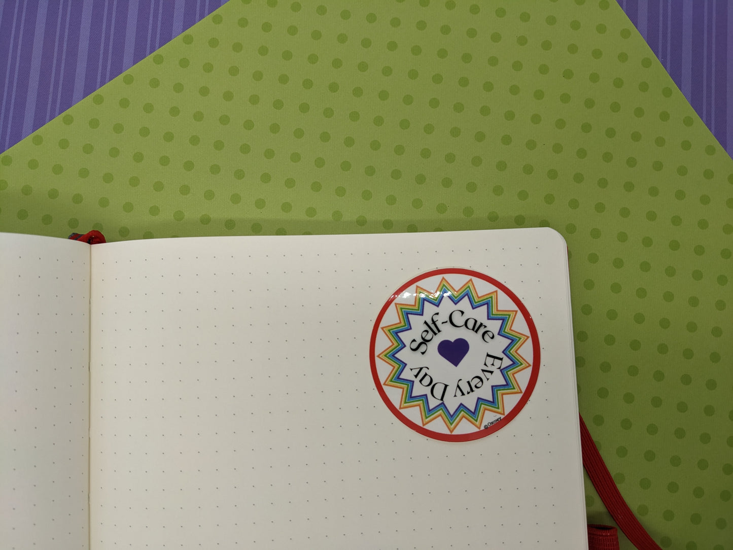 Self-Care Every Day 2" Sticker Lines